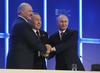 Rusija, Kazahstan in Belorusija združene v gospodarski zvezi