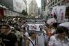 Hongkonžani zahtevajo več demokracije