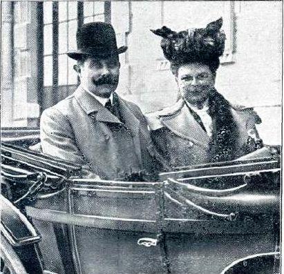 Nadvojvoda Franc Ferdinand s soprogo Sofijo, vojvodinjo Hohenberg.