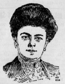 Sofija, vojvodinja Hohenberg (1868–1914). Objavil Slovenec.