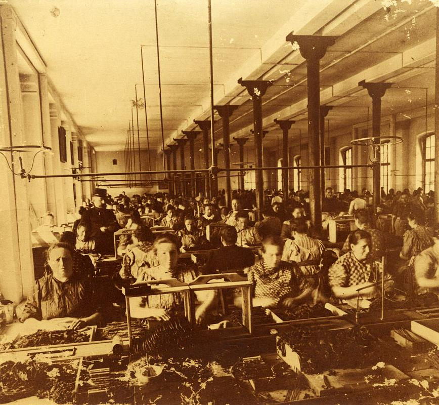 Ljubljanska Tobačna tovarna je že pred vojno zaposlovala znaten delež žensk. Leta 1914 je večji del svojih prostorov odstopila vojski.
