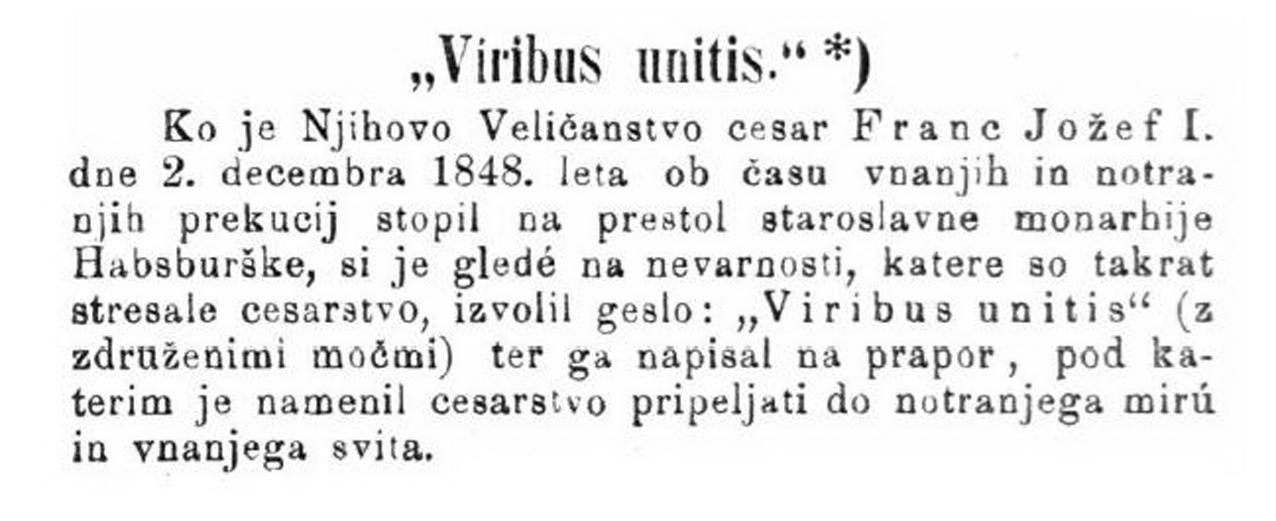 Objavile Kmetijske in rokodelske novice, 1877.
