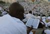 Foto: Dva milijona romarjev molilo na gori Arafat