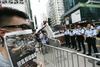 V Hongkongu nov spopad policije s prodemokratičnimi protestniki