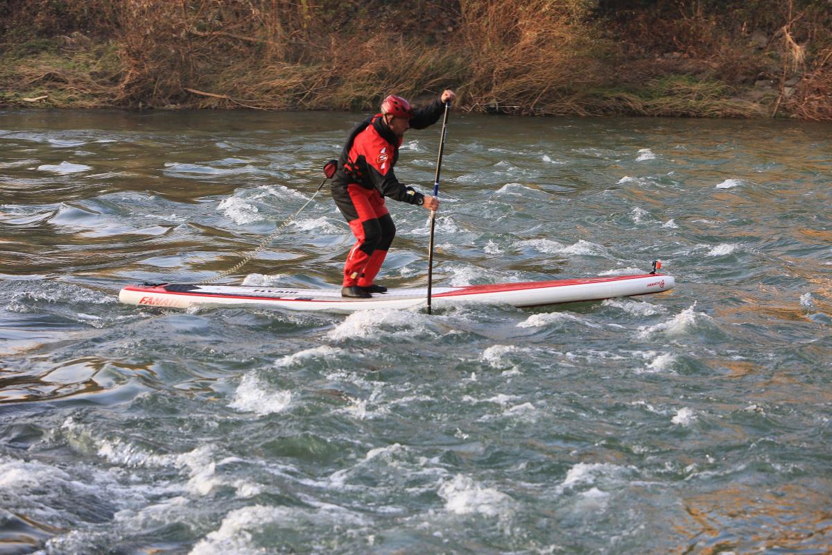 Aleksander Stopinšek je prvi preveslal reko Krko od izvira do izliva. Foto: Goran Rovan