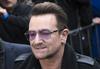 Bono po padcu s kolesa: šestkratni zlom roke in poškodbe obraza