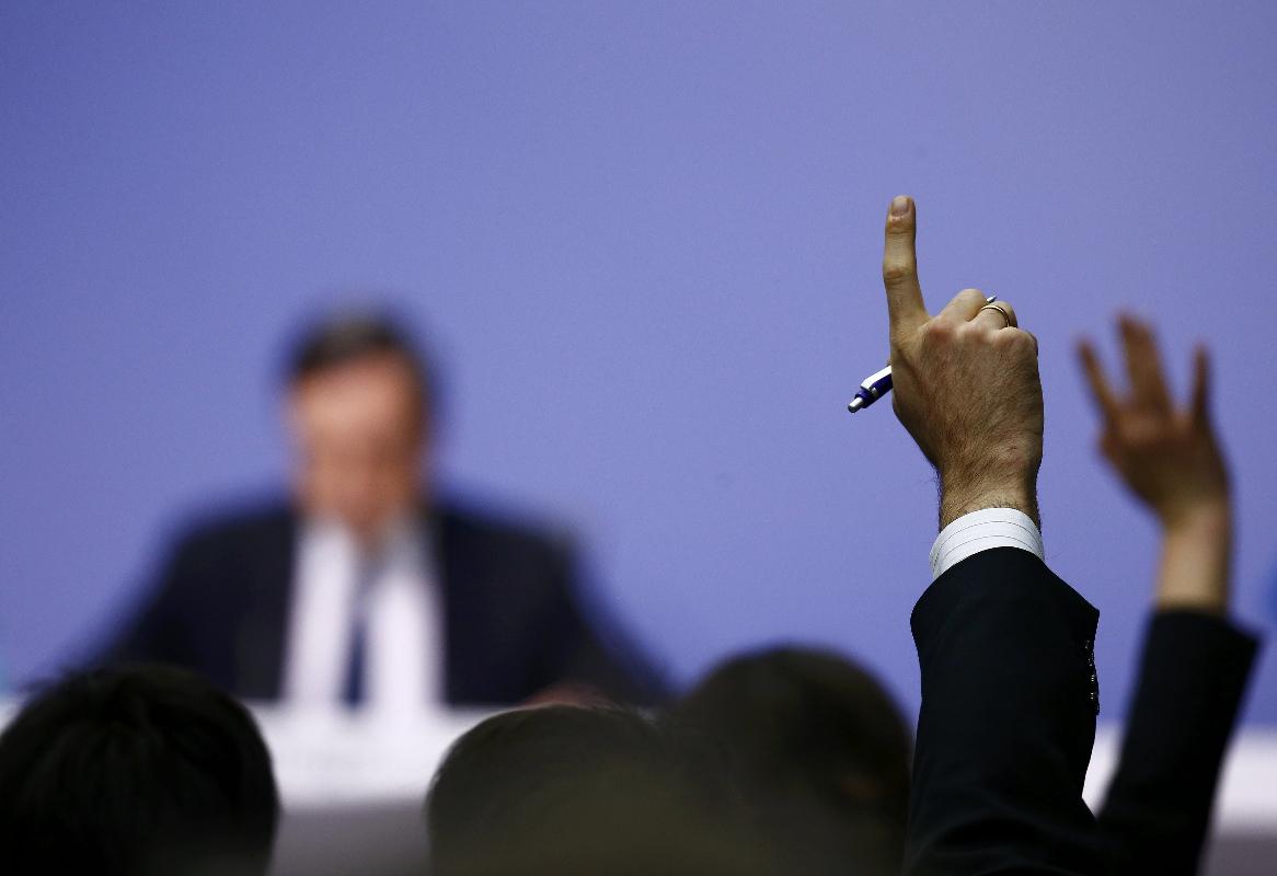 Mario Draghi bo kmalu končal svoj mandat na čelu Evropske centralne banke. Njegov naslednik bo v primeru nove krize prisiljen iskati inovativne pristope reševanja, saj so obrestne mere že danes nizke, program kvantitativnega sproščanja pa se niti končal ni. Foto: MMC RTV SLO/Reuters