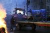 Foto: Kmetje v Bruslju s traktorji proti trgovinskemu sporazumu