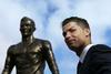 Posmeh Ronaldovemu kipu, nogometaš zadovoljen, ker je 