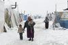 Foto: Sneženje v Libanonu prineslo nove težave sirskim beguncem