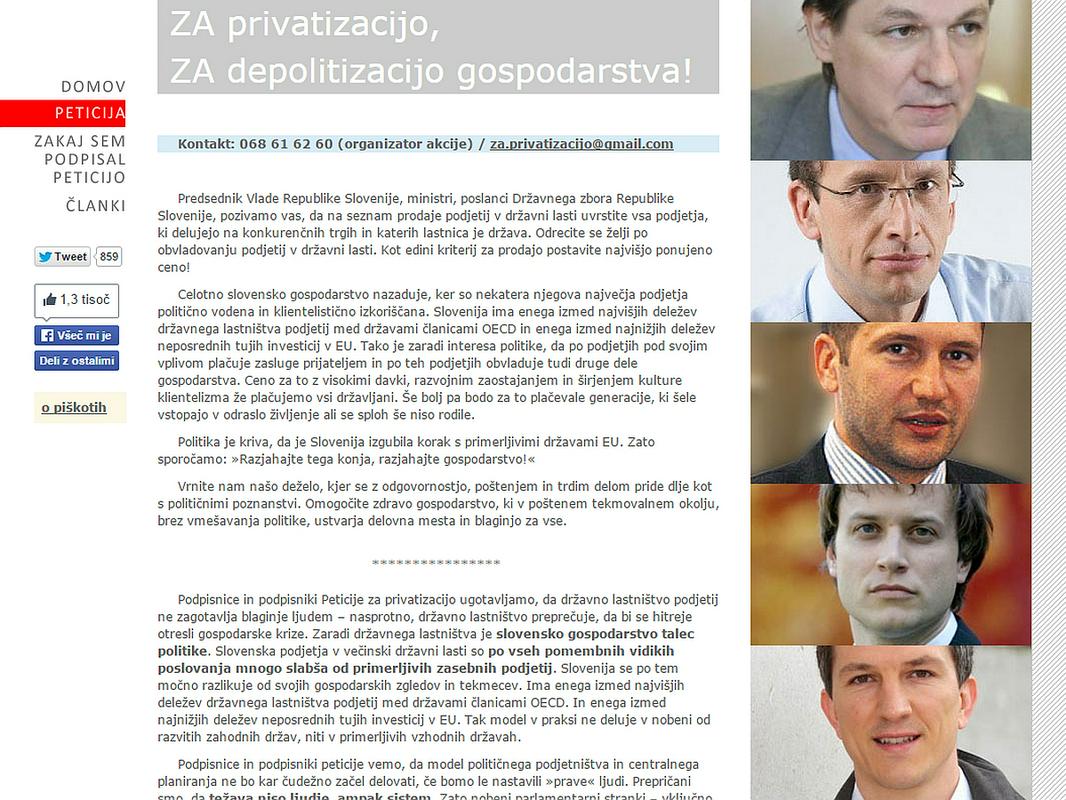 Peticijo so podpisali številni slovenski ekonomisti. Podpise sicer zbirajo na spletu. Foto: MMC RTV SLO