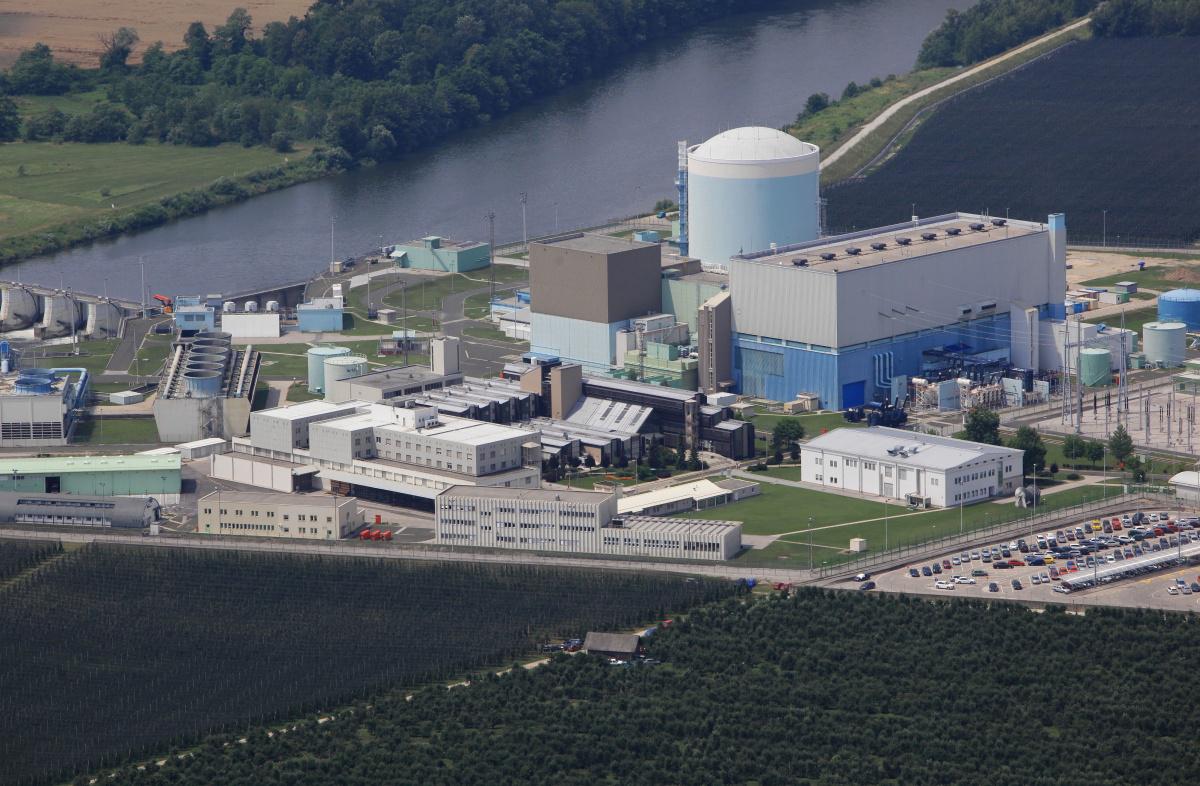 Vloga jedrske energije v novem energetskem konceptu Slovenije naj bi pomenila, da bo v Krškem zrasel novi blok jedrske elektrarne (NEK). Foto: Goran Rovan