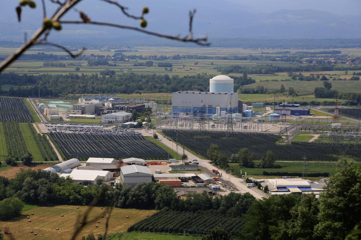 Jedrska elektrarna Krško - načrtuje se gradnja drugega bloka. Foto: Goran Rovan