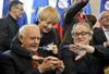 Foto: Predsednik Pahor sprejel dobitnike Borštnikovega prstana