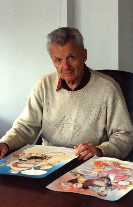 Muster je 17 let delala v Nemčiji, kjer se je posvetil risanemu filmu. Med prvimi naročniki njegovih animiranih filmov je bilo podjetje Viba film, za katero je na začetku 60. let minulega stoletja pripravil risanke Puščica, Kurir Nejček in Zimska zgodba.