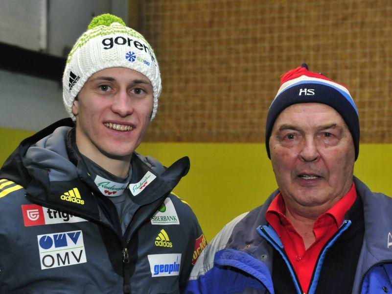 Peter Prevc in Jože Šlibar sta edina slovenska svetovna rekorderja. Foto: BoBo Foto: BoBo