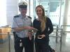 Lindsey Vonn le s pomočjo policistov prišla v Bolgarijo
