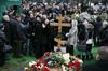 Foto: Množica na pogrebu ubitega ruskega opozicijskega voditelja