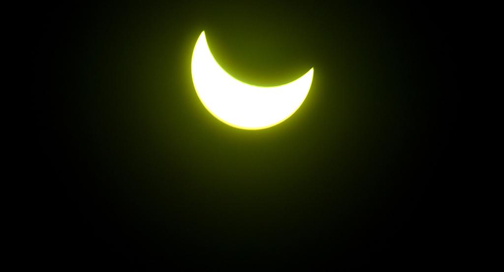 Sončev mrk, 20. marec 2015. Foto: BoBo