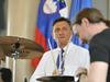 Foto: Koncert v predsedniški palači - za bobni pa Borut Pahor