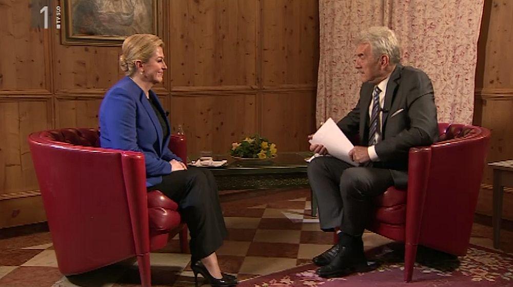 S hrvaško predsednico se je pogovarjal Slavko Bobovnik. Foto: MMC RTV SLO