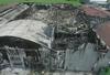 Video iz zraka: Uničeno skladišče v Zalogu