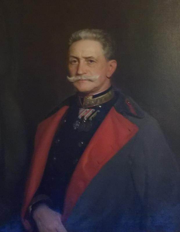 Načelnik generalštaba avstro-ogrske vojske Franz Conrad von Hötzendorf. Hrani Muzej vojne zgodovine Dunaj.