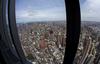 Foto: Pogled na panoramo New Yorka spet s točke, kjer sta stala dvojčka WTC