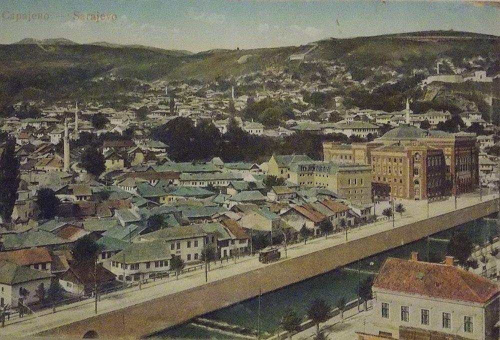 Sarajevo pred prvo svetovno vojno. Hrani Muzej Sarajeva.