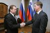 Medvedjev in Cerar: Končanje sankcij proti Rusiji je v interesu vseh