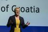 Hrvaška predsednica kritična do vlade: Arbitražno vprašanje še vedno ni rešeno