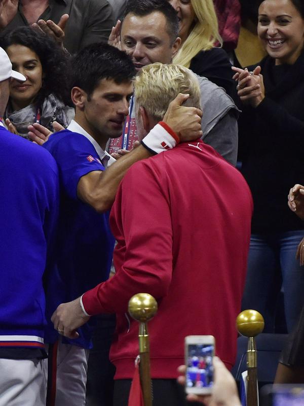 Novak Đoković in Boris Becker