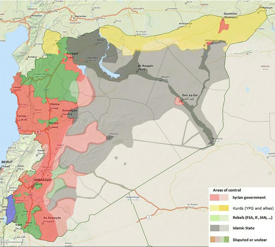 Položaj v Siriji 30. septembra - @deSyracuse