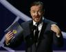 Zlate globuse bo že četrtič vodil Ricky Gervais