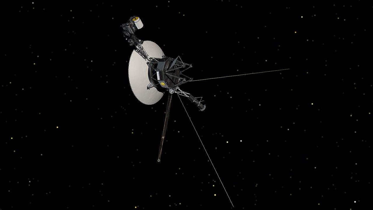 Voyager 1. Podoba je računalniško ustvarjena.  Foto: NASA/JPL-Caltech