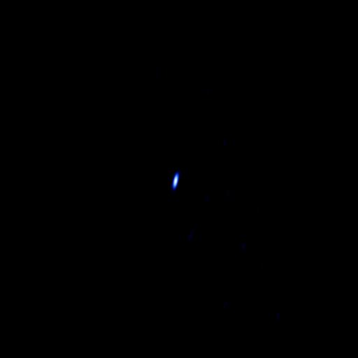 Radijska svetloba, komunikacijski signal, ki ga Voyager 1 pošilja proti Zemlji. Foto: NRAO/AUI/NSF