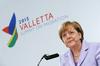 Nemška kanclerka Merkel: Ne moremo opredeliti, kdo še lahko pride, kdo ne