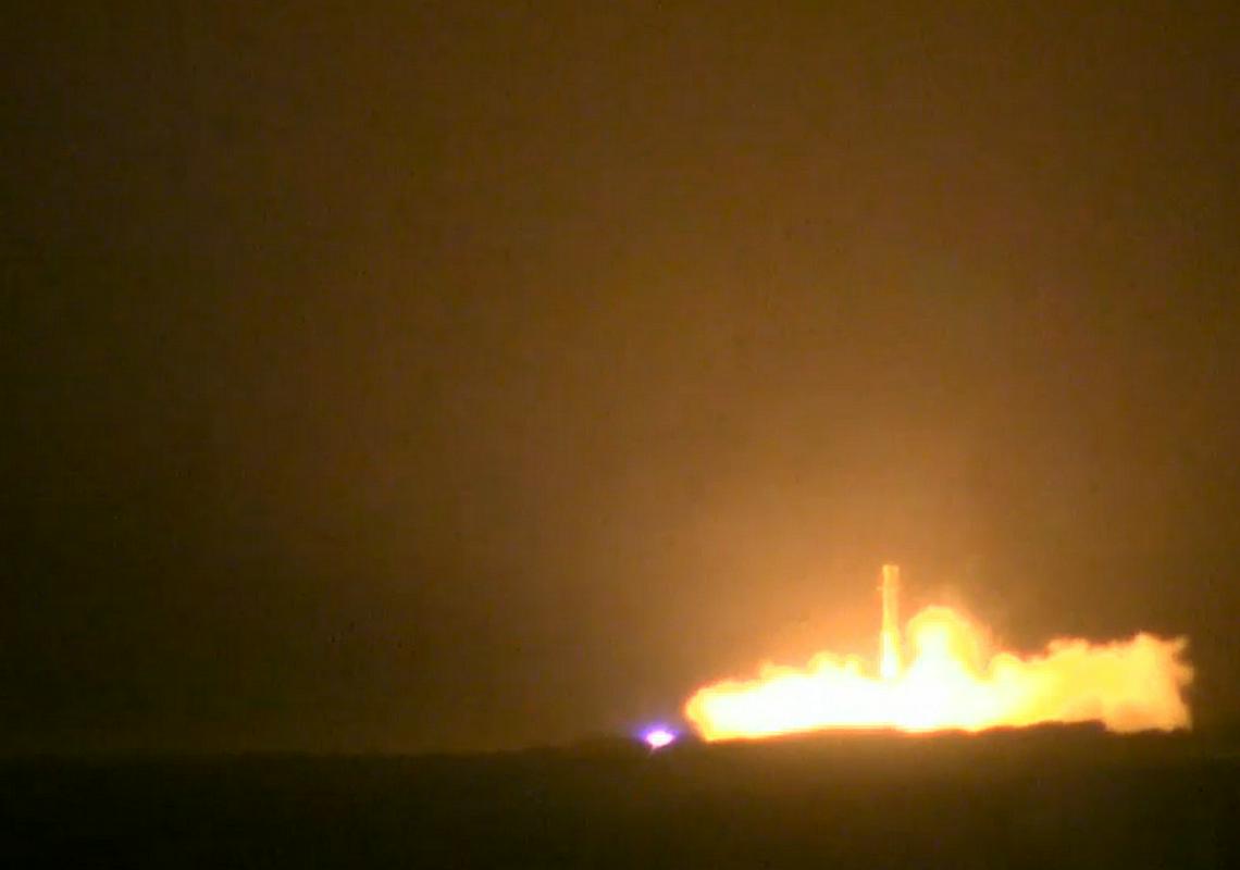 Pristanek prve stopnje rakete Falcon 9. Foto: SpaceX