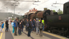 Video: Selitev nemške vojne lokomotive iz Štanjela privabila radovedneže