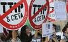 Združena levica proti Ceti in TTIP-u s peticijo, morda celo referendumom
