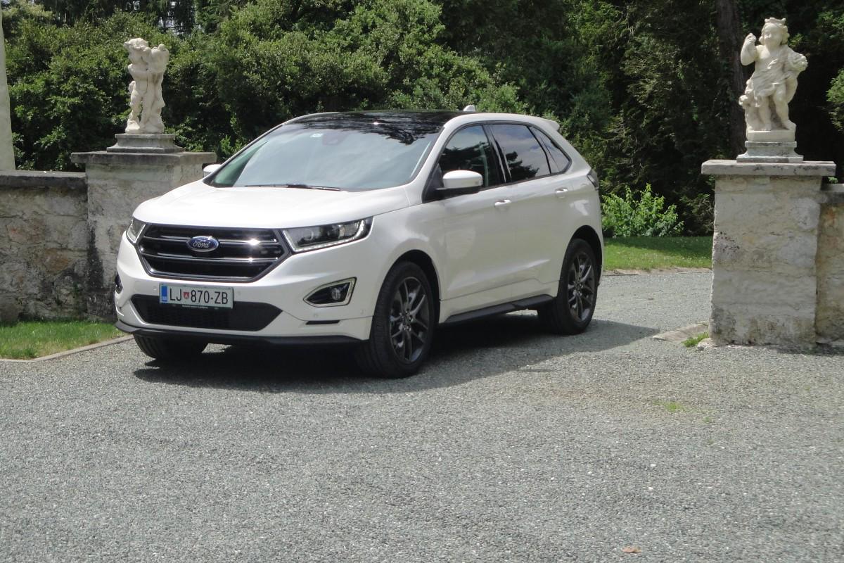 Edge je novinec v ponudbi, ki nadgrajuje Fordovo ponudbo SUV-jev. Foto: M. Kr.