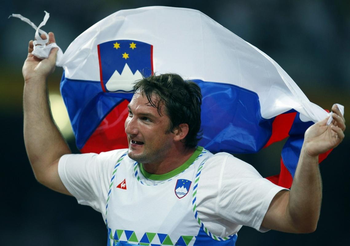 Primož Kozmus - edini zlati slovenski atlet. Foto: Reuters