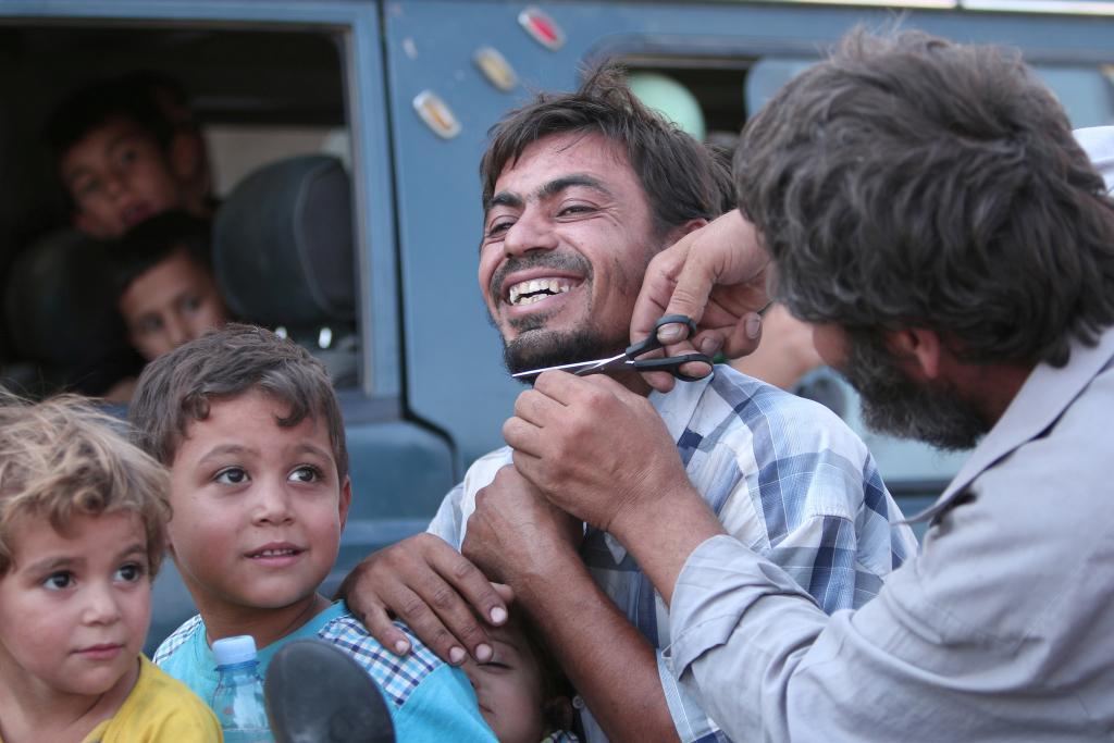 Po podatkih ZN-a je moralo Manbidž zaradi spopadov zapustiti več kot 78.000 ljudi. Foto: Reuters