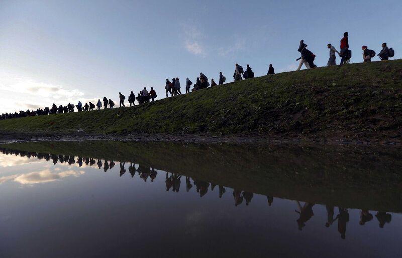 Pulitzerjeva nagrada za fotografijo beguncev pri Brežicah. Foto: Bobo/Srdjan Živulović