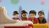 Lennon, McCartney, Harrison in Starr z rumeno podmornico zapluli v svet legokock