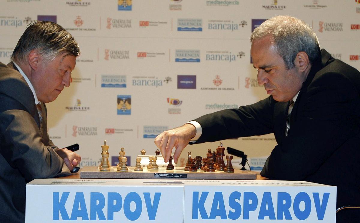 Anatolij Karpov in Garij Kasparov