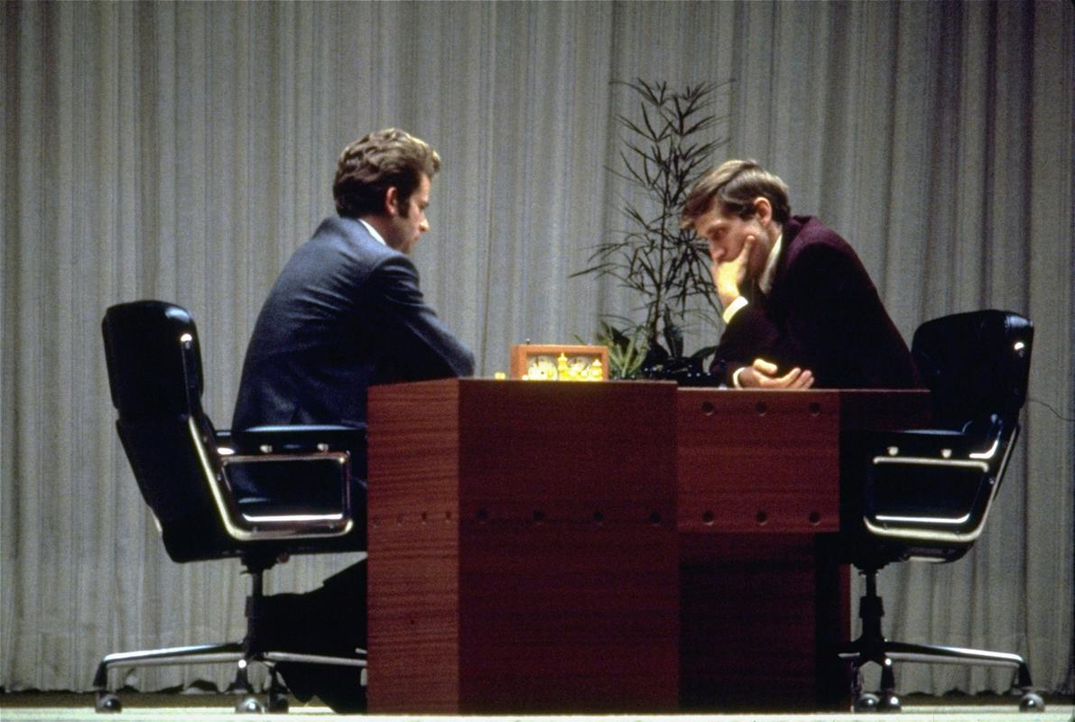 Boris Spaski in Bobby Fischer