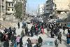 Iz Alepa evakuirali že okoli 5.000 ljudi; ZN v mesto pošilja opazovalce