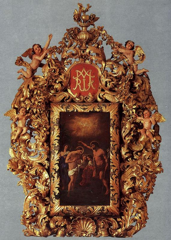 Baročni oltar v Stopičah pri Novem mestu lahko vidimo Bergantovvzor, ki pa ga je osebno likovno interpretiral.