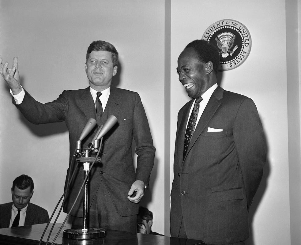 John F. Kennedy in Kwame Nkrumah